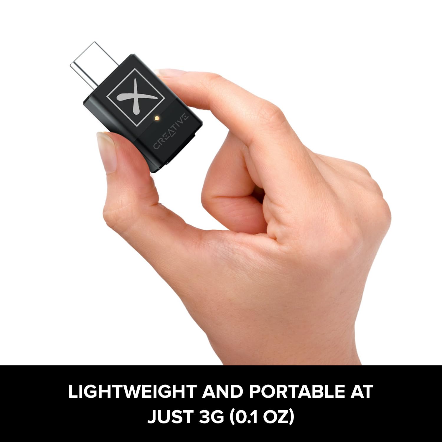 Creative BT-W3X Smart Bluetooth 5.3 Audio Transmitter with aptX HD, High-Definition 24-bit / 48 kHz Audio, Device-Switching Function, Works with PC/Mac/Gaming Consoles - Image 7