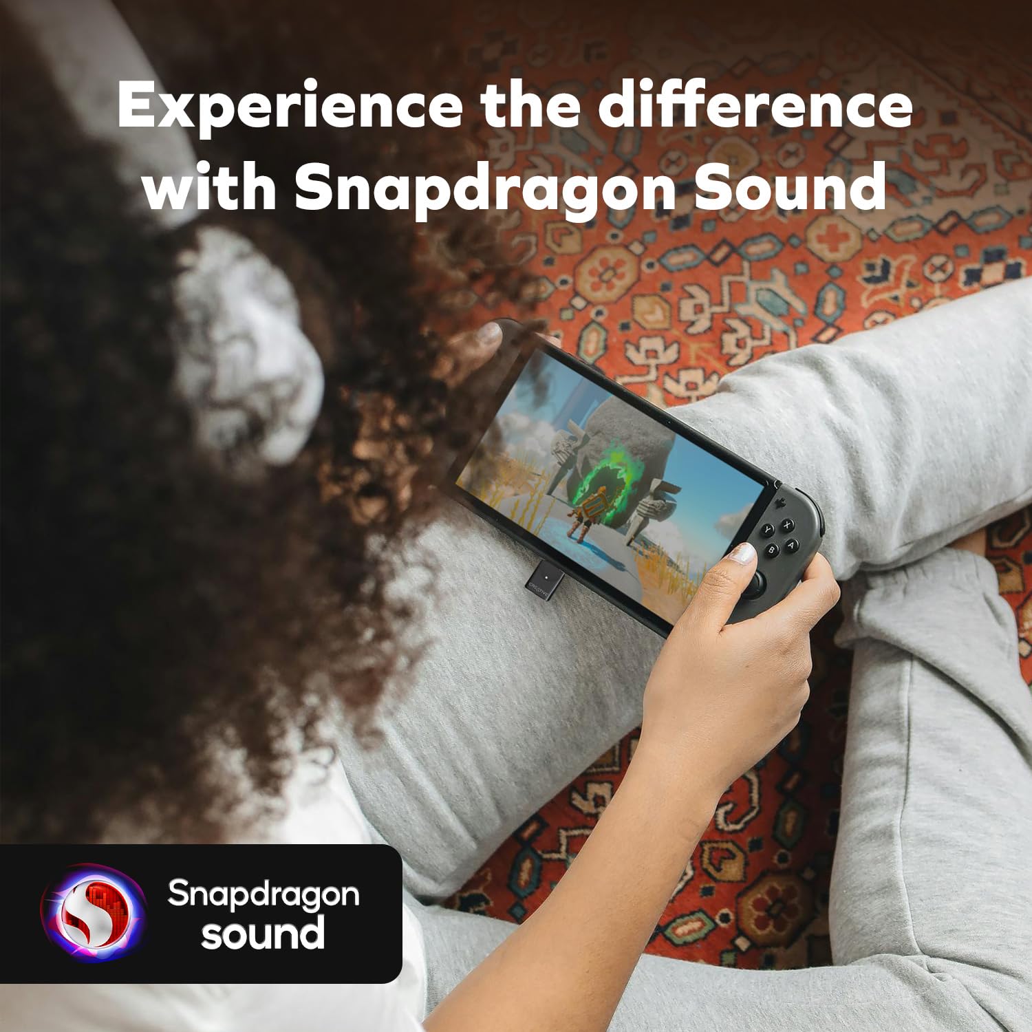 Creative BT-W6 Wireless Bluetooth 5.4 and LE Audio Transmitter with Snapdragon Sound, aptX Lossless, Low Latency and up to 24-bit / 96 kHz Audio, Works with PC/Mac/Gaming Consoles - Image 3