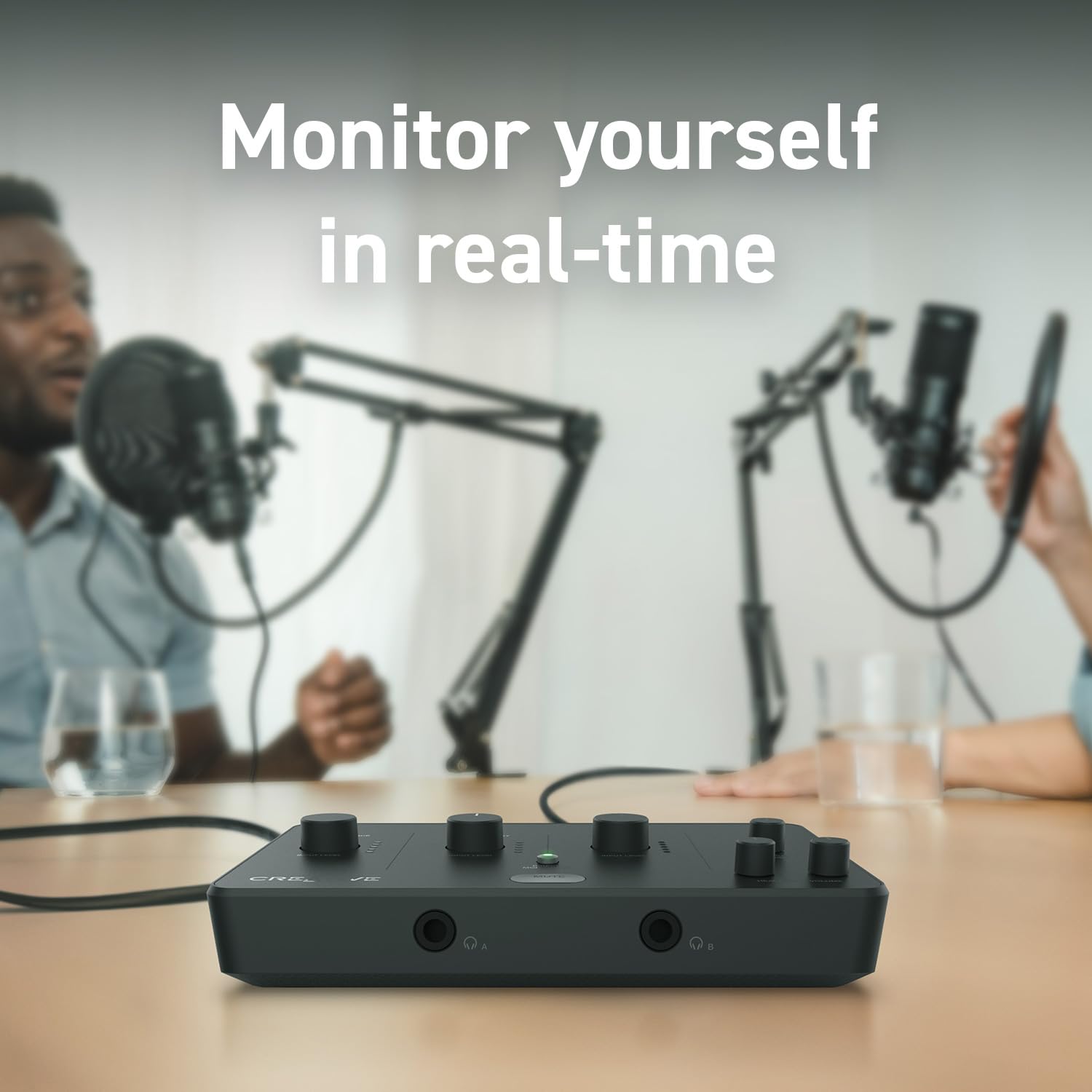 Creative Live! Audio A3 USB Audio Interface with High-Resolution Recording and Playback up to 24-bit 96kHz, with Zero-Latency Direct Monitoring - Image 5