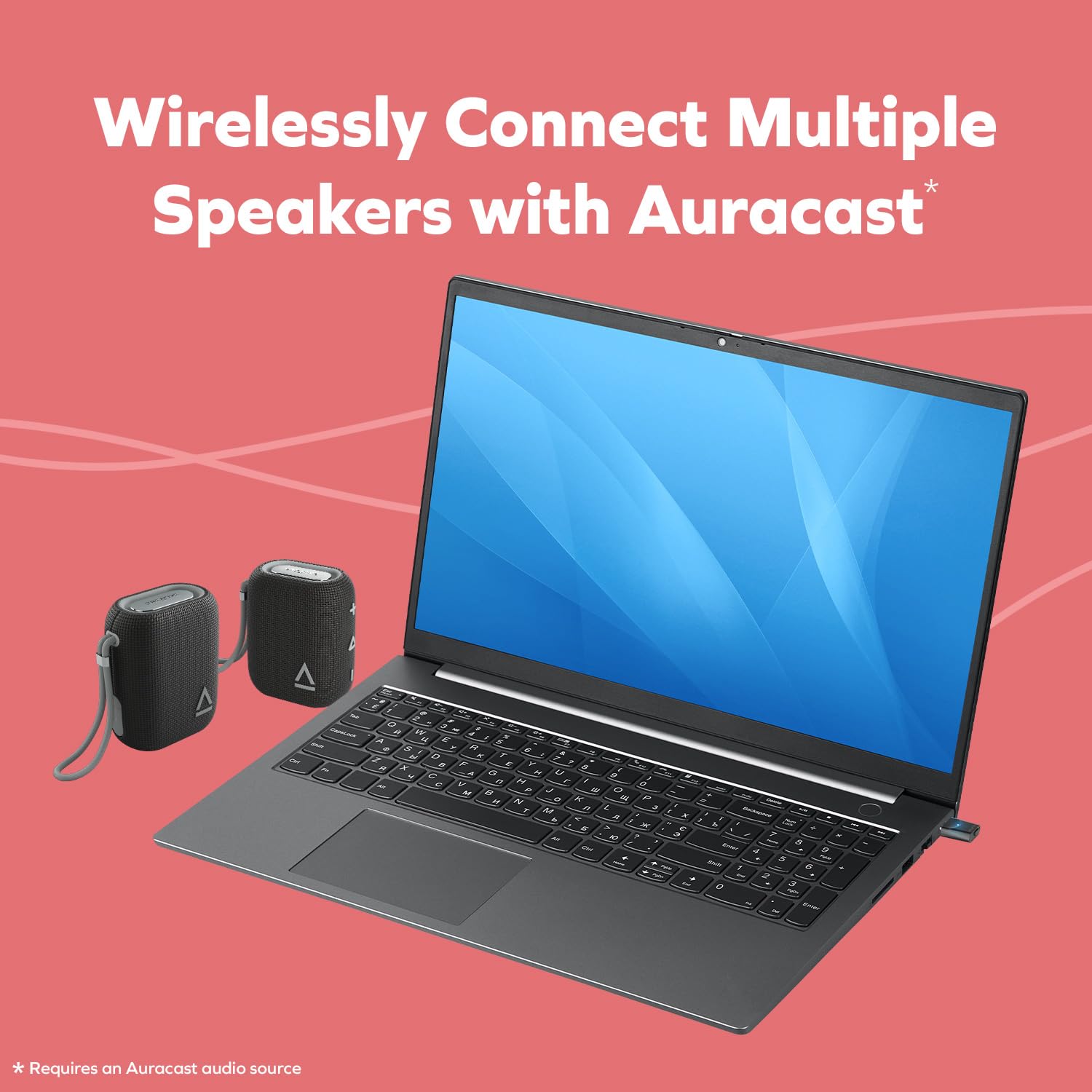 Creative MUVO Flex Portable Waterproof Bluetooth 5.3 Speaker with Auracast, Up to 10 Hours of Battery Life, IP67 Waterproof, and Powerful Bass Performance (Black) - Image 6