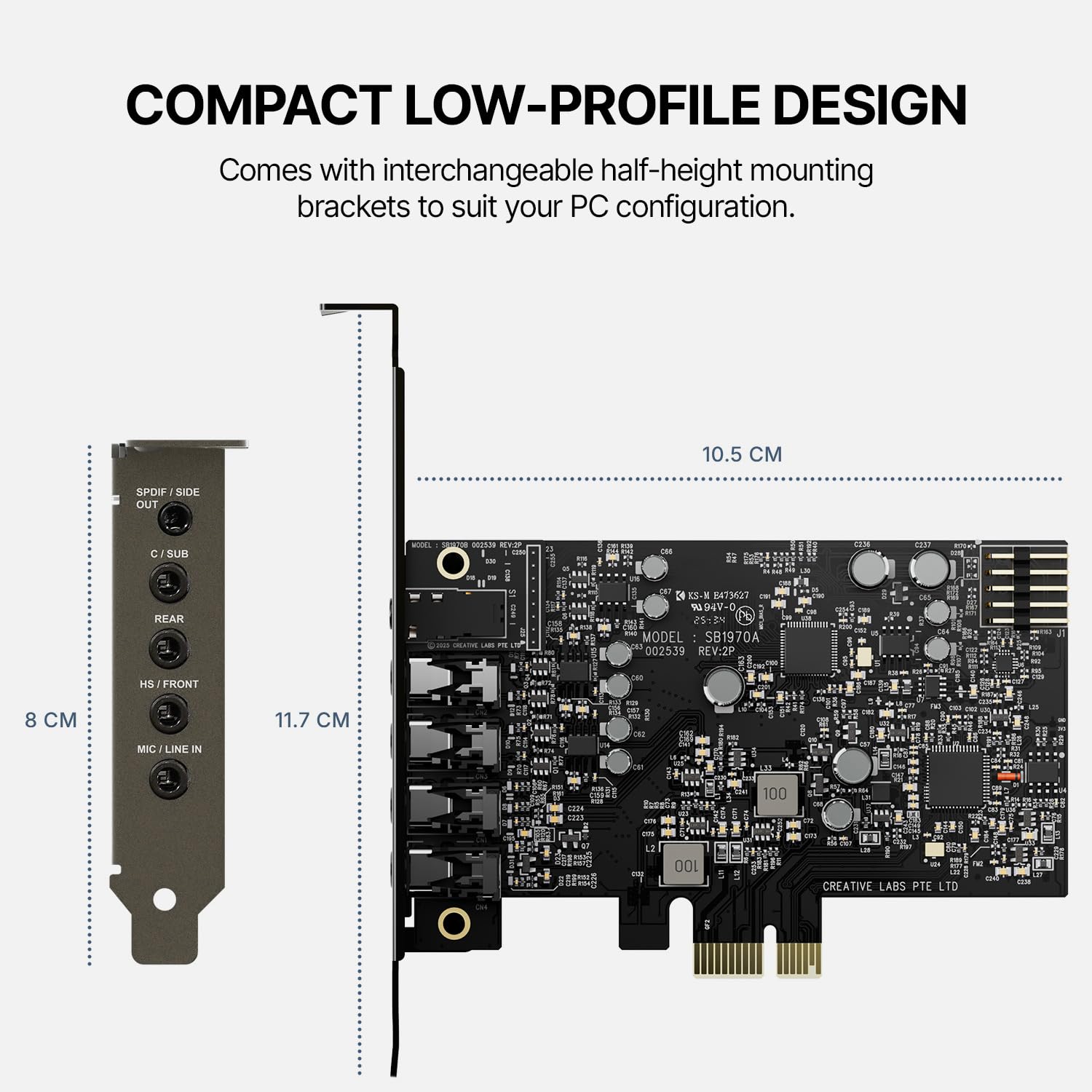 Creative Sound Blaster Audigy Fx Pro Hi-res PCI-e Sound Card with 7.1 Discrete and Virtual Surround, and AutoEq for PC - Image 5
