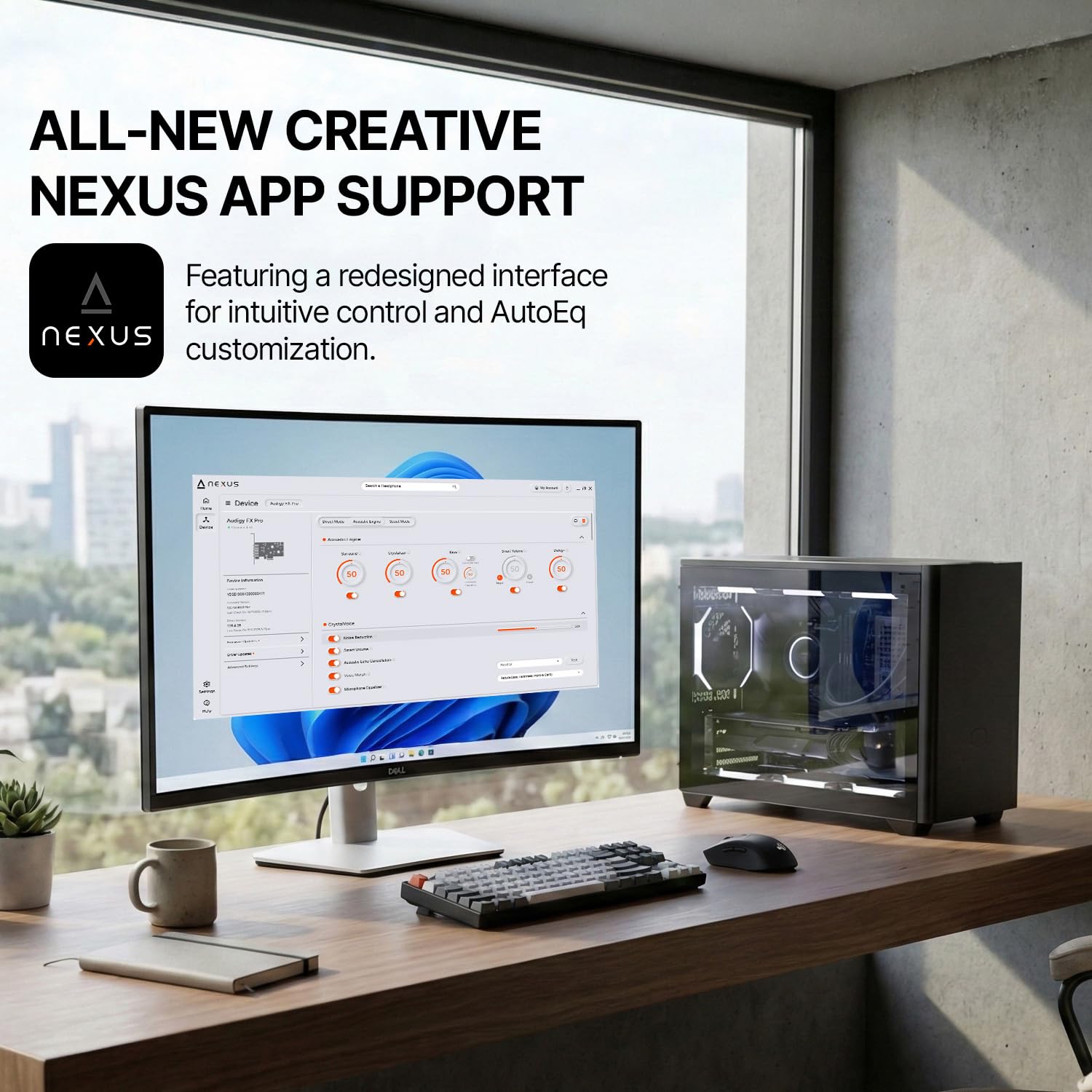 Creative Sound Blaster Audigy Fx Pro Hi-res PCI-e Sound Card with 7.1 Discrete and Virtual Surround, and AutoEq for PC - Image 6