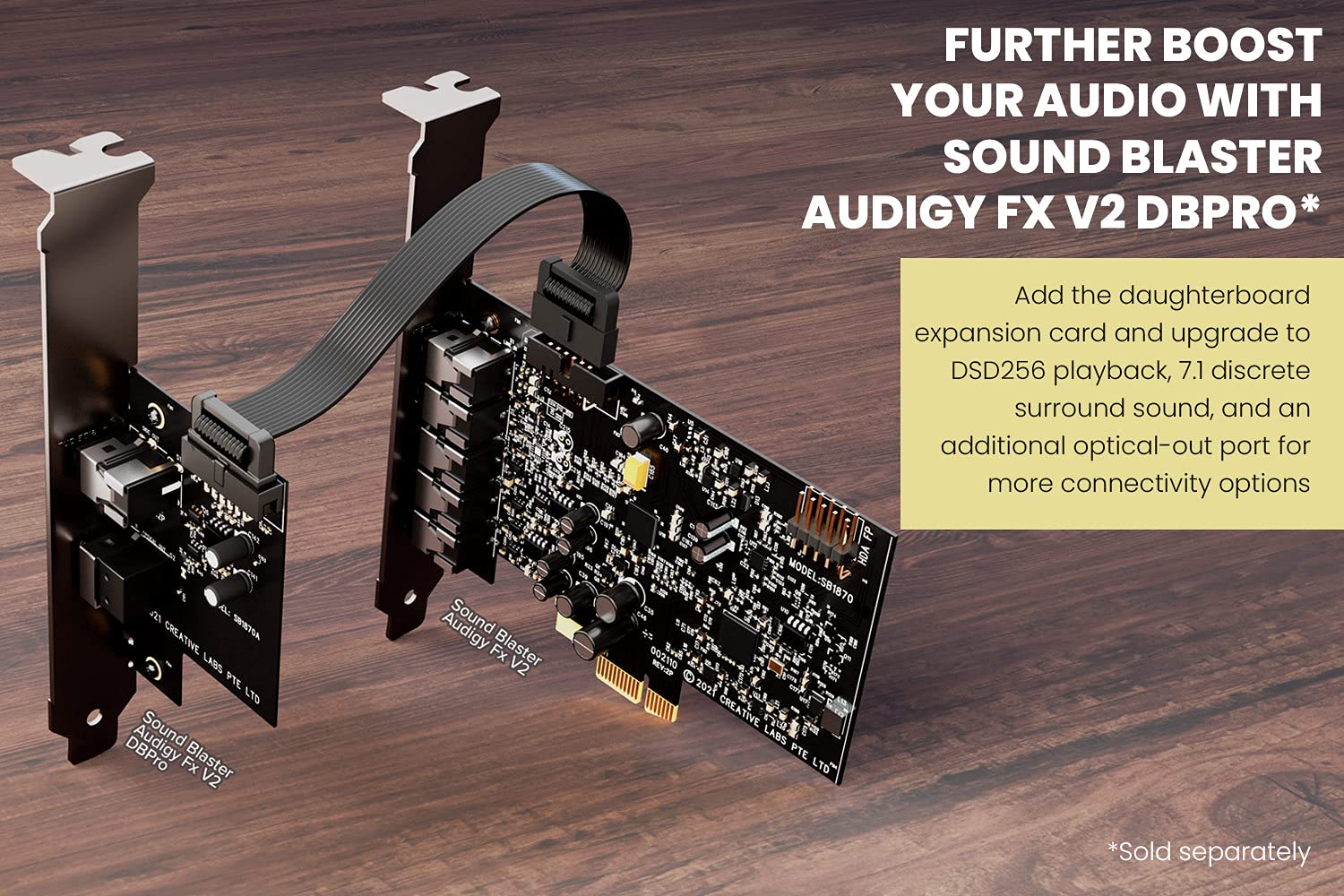 Creative Sound Blaster Audigy Fx V2 Upgradable Hi-res PCI-e Sound Card with 5.1 Discrete and Virtual Surround, Scout Mode, SmartComms Kit for PC - Image 6