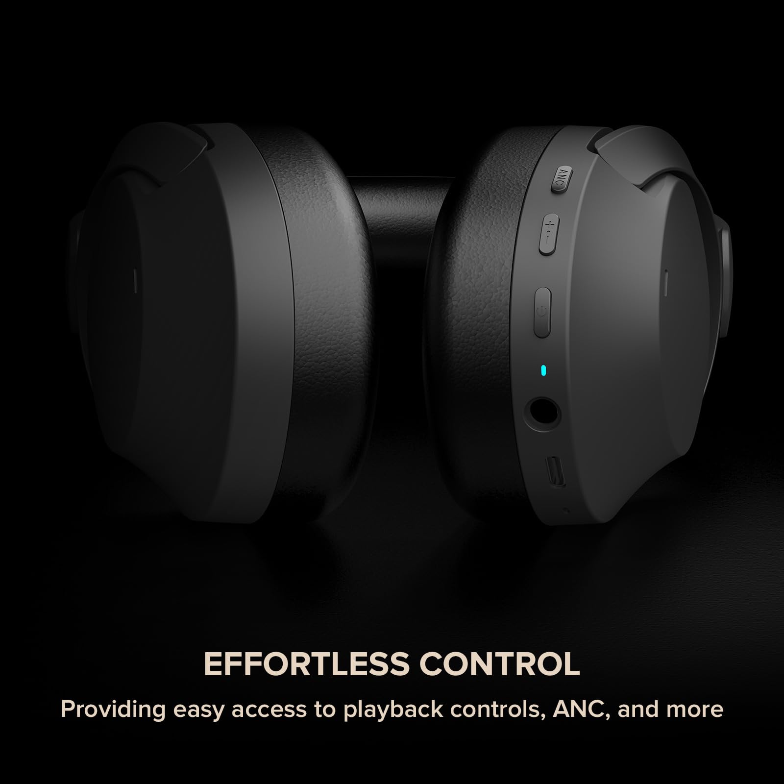 Creative Zen Hybrid 2 Wireless Over-Ear Headphones, Up to 67 Hours (ANC Off), Hybrid Active Noise Cancellation, Ambient Mode (Cream) - Image 7