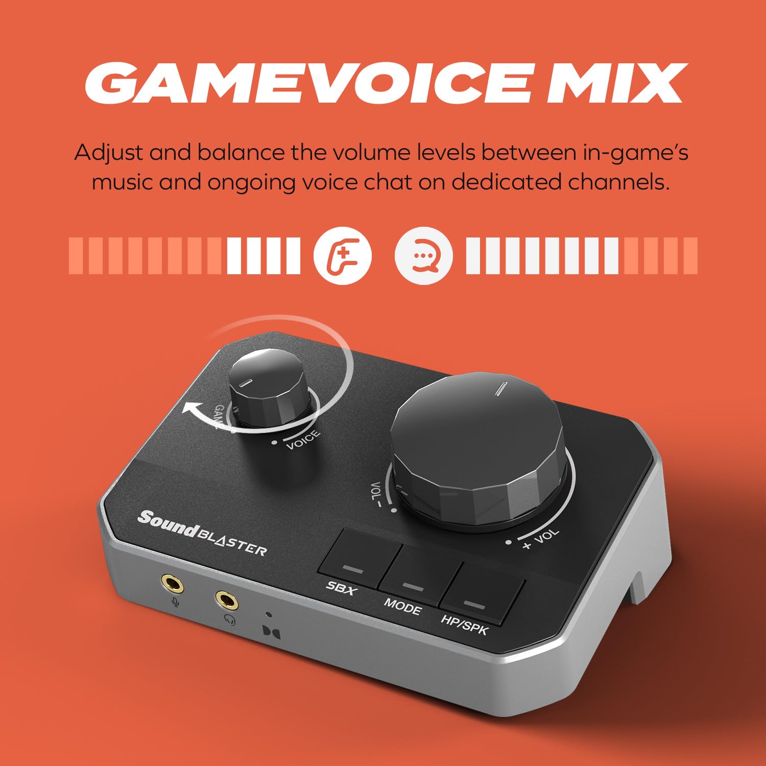 Sound Blaster G8 – Hi-Res Gaming USB DAC with Dual USB Audio Mixing and Fully Customizable Acoustic Engine and 10-Band Equalizer - Image 7